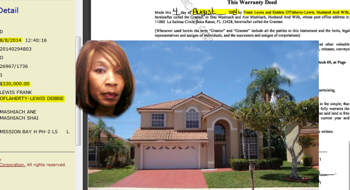 Deborah O'Flaherty was also living in Boca Raton with her husband - just a 5 minute drive to Cory Harow's home and a 10 minute drive to the Boca Raton Marriott. The home was sold in August of 2014. Naples Ninja News. All rights reserved.