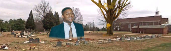 Calvin Reid's body was buried 8 days after his encounter with Coconut Creek cops on Monday, March 2, 2015. His final resting place, the Shady Grove Baptist Church in Pelzer, South Carolina is in a quaint cemetery just steps from a narrow road in Pelzer, South Carolina. 2015 Naples Ninja News. Courtesy GOOGLE Image services.
